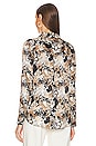 view 3 of 4 Tyler Blouse in Tonal & Black Panther Jungle