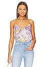 view 1 of 4 Jane Spaghetti Strap Top in Light Orchid Multi Saint Martin