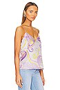 view 2 of 4 Jane Spaghetti Strap Top in Light Orchid Multi Saint Martin