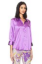 view 2 of 4 Blusa Dani com manga 3/4 in Orchid