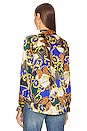 view 3 of 4 Tyler Blouse in Multi Butterfly Chain