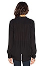 view 3 of 4 Bianca Blouse in Sky in Black