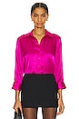 view 1 of 4 Dani 3/4 Sleeve Blouse in Star Ruby
