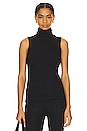 view 1 of 4 Ceci Sleeveless Turtleneck in Black