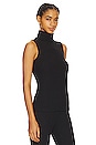 view 2 of 4 Ceci Sleeveless Turtleneck in Black