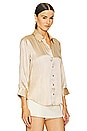 view 2 of 4 Dani 3/4 Sleeve Blouse in Toasted Almond