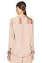 view 3 of 4 Nina Blouse in Cappuccino