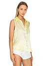 view 2 of 4 Emmy Sleeveless Blouse in Yellow Sorbet