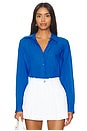 view 1 of 4 Nina Longsleeve Blouse in Bright Royal