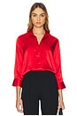 view 1 of 4 Blusa de manga 3/4 Dani in High Risk Red