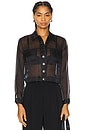 view 1 of 4 BLUSA TRANSPARENTE ANDERS in Black