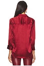 view 3 of 4 Dani 3/4 Sleeve Blouse in Syrah