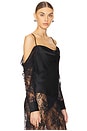 view 2 of 4 Zion Cold Shoulder Blouse in Black