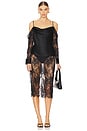 view 4 of 4 Zion Cold Shoulder Blouse in Black