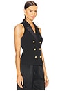 view 2 of 5 Vesper Tux Vest in Black