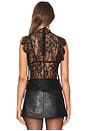 view 3 of 4 Tours Sleeveless Lace Top in Black