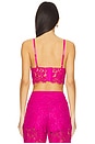 view 3 of 4 Aislin Lace Bralette Top in Light Ruby