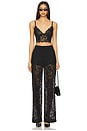 view 4 of 4 Aislin Lace Bralette Top in Black