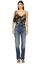 view 4 of 4 Jane Top in Black Multi Tapestry Jungle Print