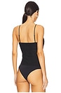 view 4 of 5 Gelina Ruched Bodysuit in Black