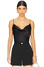 view 1 of 4 Calista Cowl Neck Cami in Black