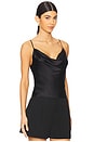 view 2 of 4 Calista Cowl Neck Cami in Black