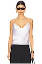 view 1 of 4 Calista Cowl Neck Cami in White
