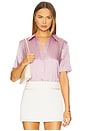 view 1 of 4 BLOUSE MANCHES COURTES ELLAH in Pale Orchid