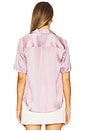 view 3 of 4 BLOUSE MANCHES COURTES ELLAH in Pale Orchid