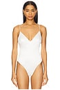 view 2 of 5 Dara Plunge Bodysuit in Ivory