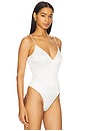 view 3 of 5 Dara Plunge Bodysuit in Ivory