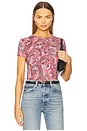 view 1 of 4 Ressi Tee in Mauve Multi French Paisley