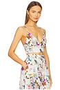 view 2 of 4 Kaori Bralette Top in White Charonda Butterfly