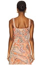 view 3 of 4 REGATA FRANZIDA RASHA in Orange & Light Blue Traditional Paisley