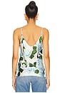 view 3 of 4 Lexi Camisole Top in Ivory & Light Blue Hydrangea