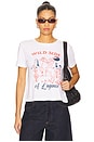 view 1 of 4 Eliza Wild Side Tee in White