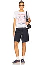 view 4 of 4 Eliza Wild Side Tee in White