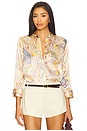 view 1 of 4 Dani Blouse in Multi Western Paisley