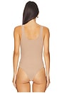 view 4 of 5 Nica Scoop Neck Tank Bodysuit in Ginger Snap