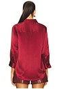 view 3 of 4 Blusa Dani com manga 3/4 in Black Cherry