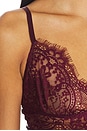 view 5 of 5 Aislin Lace Bralette Top in Dark Port