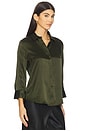 view 2 of 4 Blusa Dani com manga 3/4 in Deep Olive