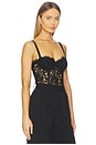view 2 of 4 Raquel Lace Bustier in Black