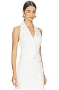 view 2 of 4 CHALECO DE ESMOQUIN TOMI in White