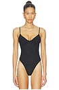 view 2 of 5 Elowen Underwire Bodysuit in Black
