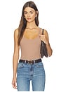 view 1 of 5 BODY NICA SCOOP NECK TANK in Hazelnut