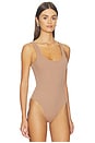 view 3 of 5 BODY NICA SCOOP NECK TANK in Hazelnut
