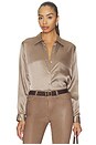 view 1 of 4 Tyler Long Sleeve Blouse in Light Cardamom