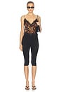 view 5 of 4 Kimber Lace Insert Cami in Tan Multi Java Leopard & Black