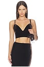 view 1 of 4 Aislin Bralette Top in Dark Java